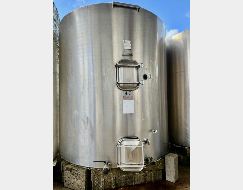 304 stainless steel tank - Closed - Flat bottom