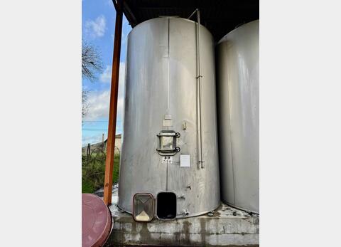 304 stainless steel tank - Closed - Flat bottom