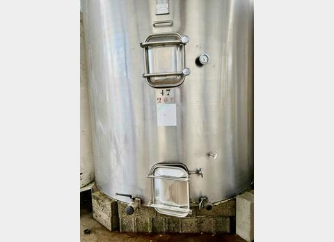 304 stainless steel tank - Closed - Flat bottom