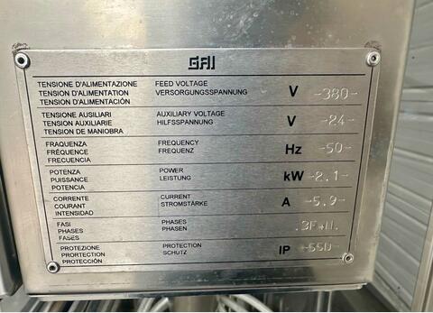 Capping machine type 4264D - For complex and tin capsules