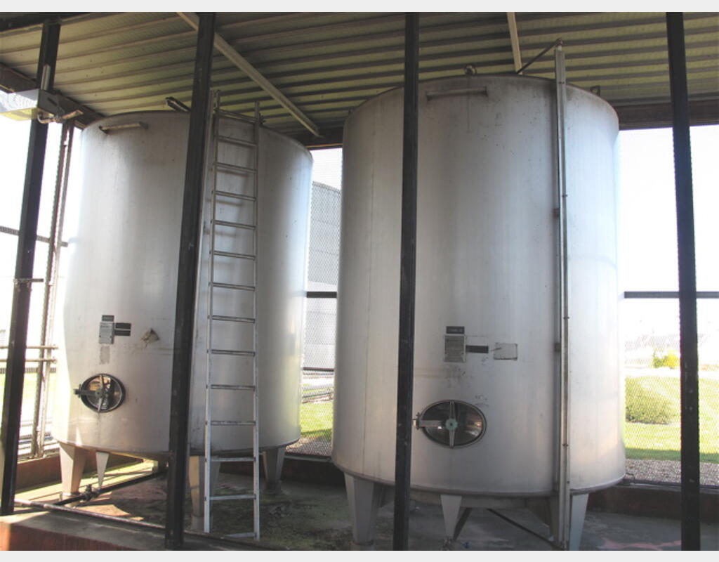 Cuve de stockage verticale - Volume : 15.000 litres