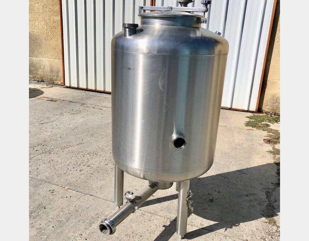 Cuve inox cylindrique - Volume : 500 litres