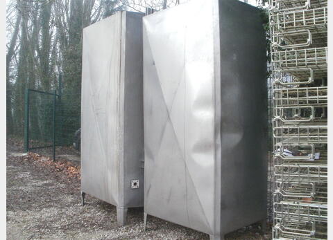 Cuve INOX rectangulaire - Volume : 27 hecto (2700 litres)