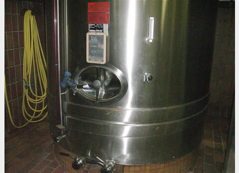 CUVE DE STOCKAGE VINIFICATION INOX 316 L - Volume : 9.500 litres