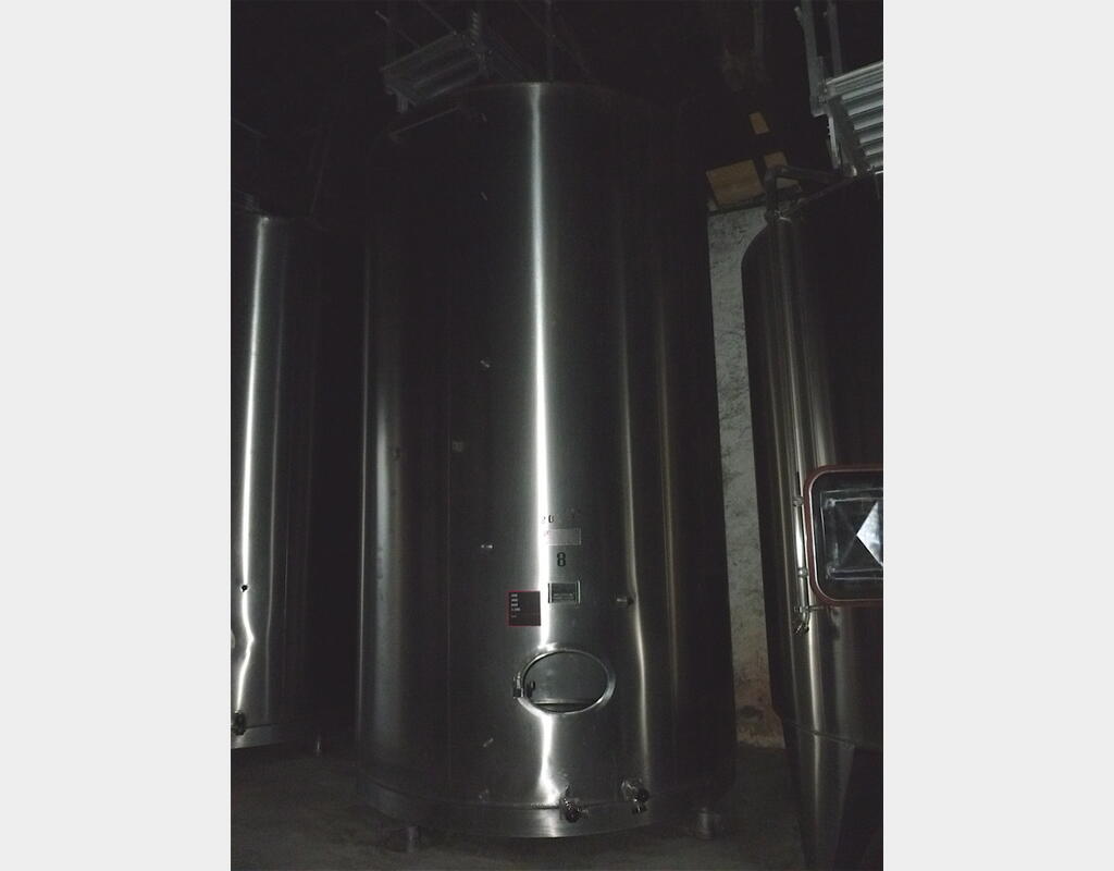 Cuve INOX cylindrique verticale - Marque : PIERRE GUERIN