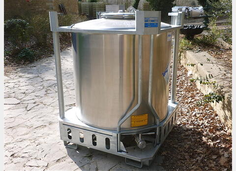 CONTENEUR IBC PL INOX 304 - 994 litres, 141 kg
