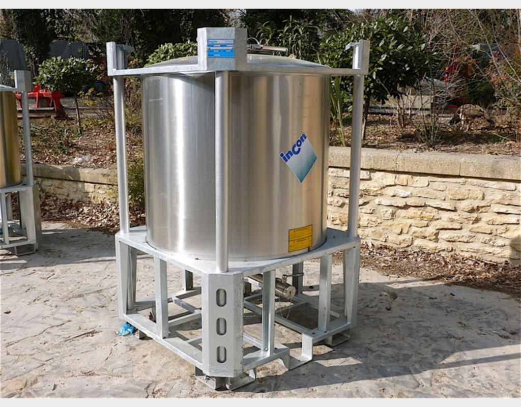 CONTENEUR IBC PH INOX 304 - 994 litres, 142 kg